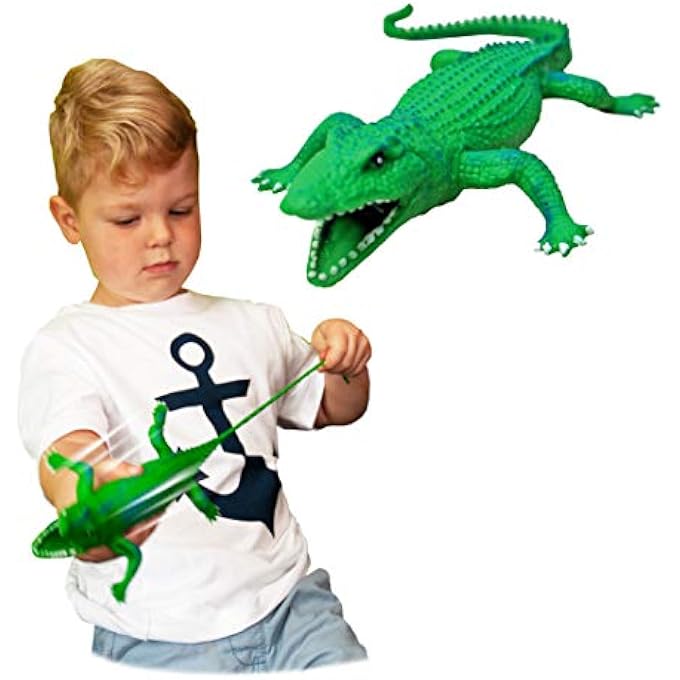 DELUXEBASE - -CROCODILE SOFT TOYS, MULTICOLOR (6546) - Image 1